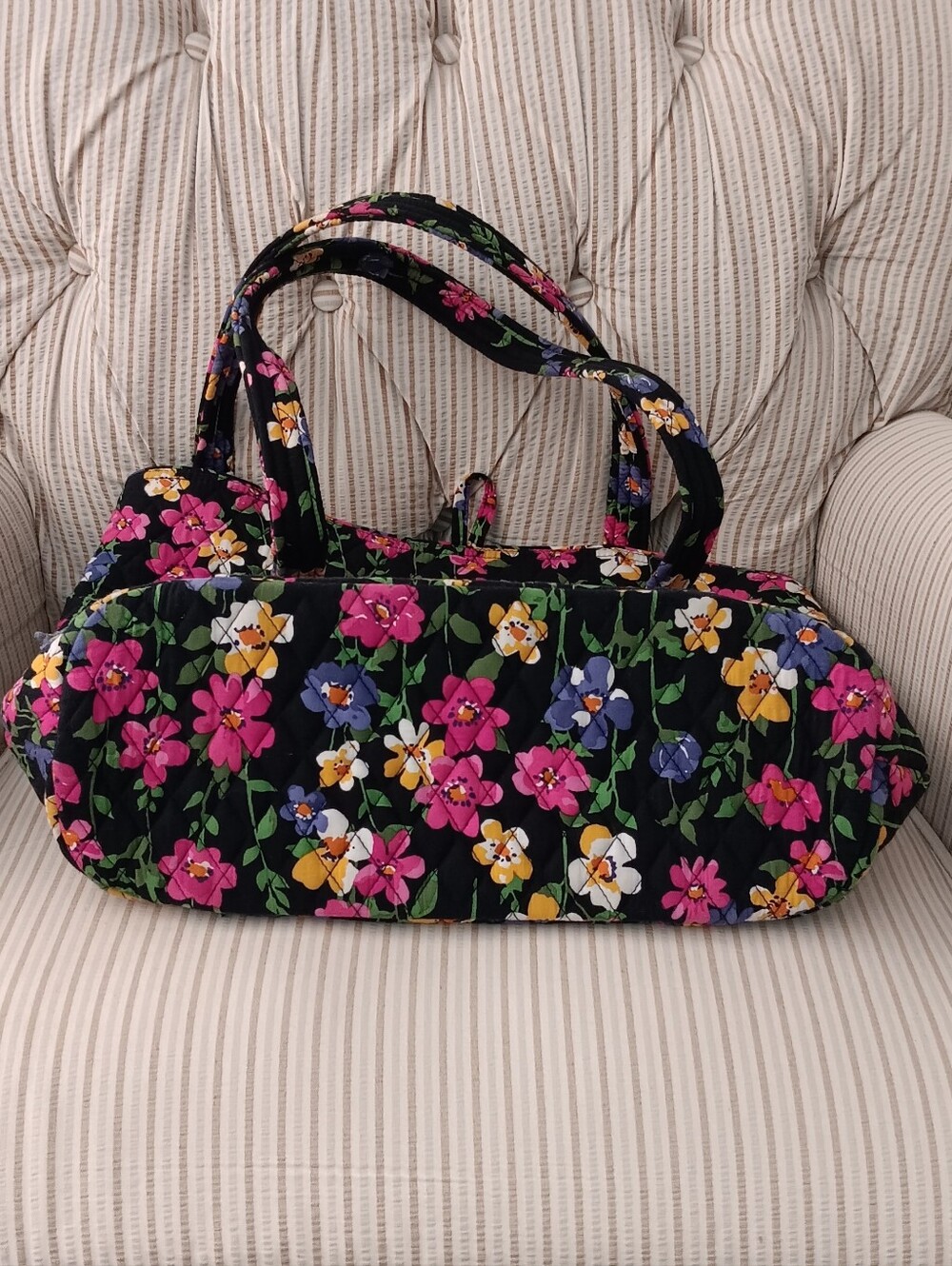 Vera Bradley Wildflower Garden Floral Bag - Picture 7 of 7